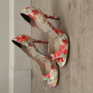 Floral heels
